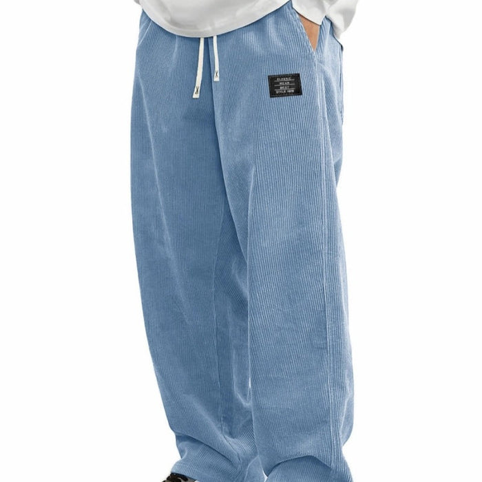 Pantalon ample à cordon et poches