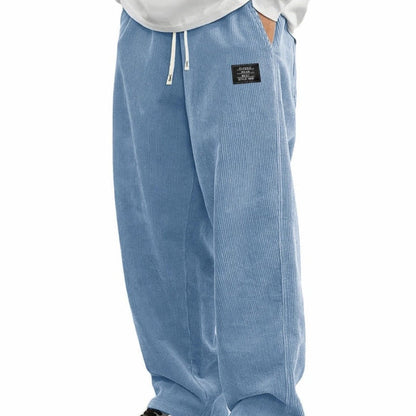 Pantalon ample à cordon et poches