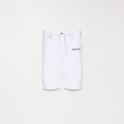 PANTRER DENIM SHORT MEN WHITE