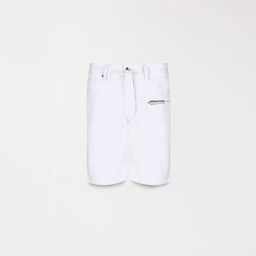 PANTRER DENIM SHORT MEN WHITE