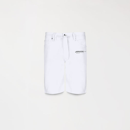 PANTRER DENIM SHORT MEN WHITE