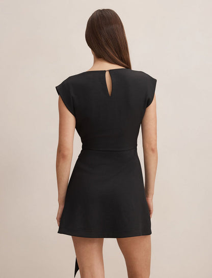 Peony Tie Front Mini Dress Forever New