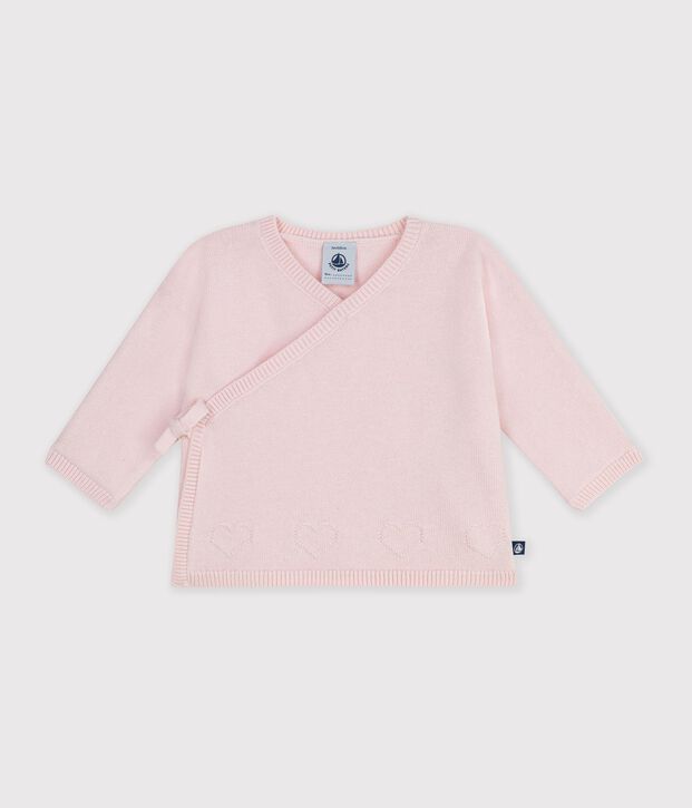 Petit Bateau Crossover Cardigan with Hearts-Multiple Colors!