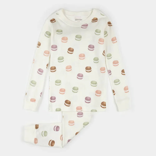 Petit Lem Pajama Set in Macarons