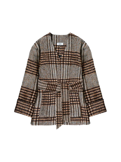 Petite Heritage Check Belted Jacket