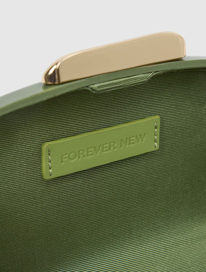 Peyton Oval Hardcase Clutch Forever New