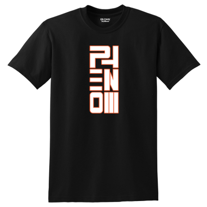 Phenom T-Shirt (Vertical) - Black/ White/ Orange