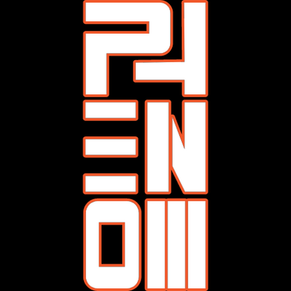 Phenom T-Shirt (Vertical) - Black/ White/ Orange