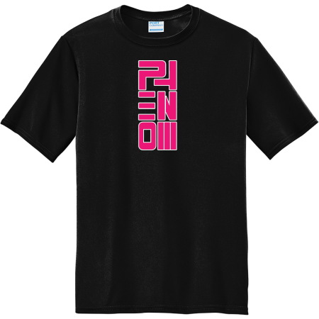 Phenom T-Shirt (Vertical) - Black/Pink