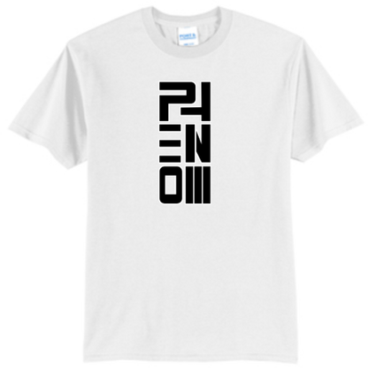 Phenom T-Shirt (Vertical) - White/ Black