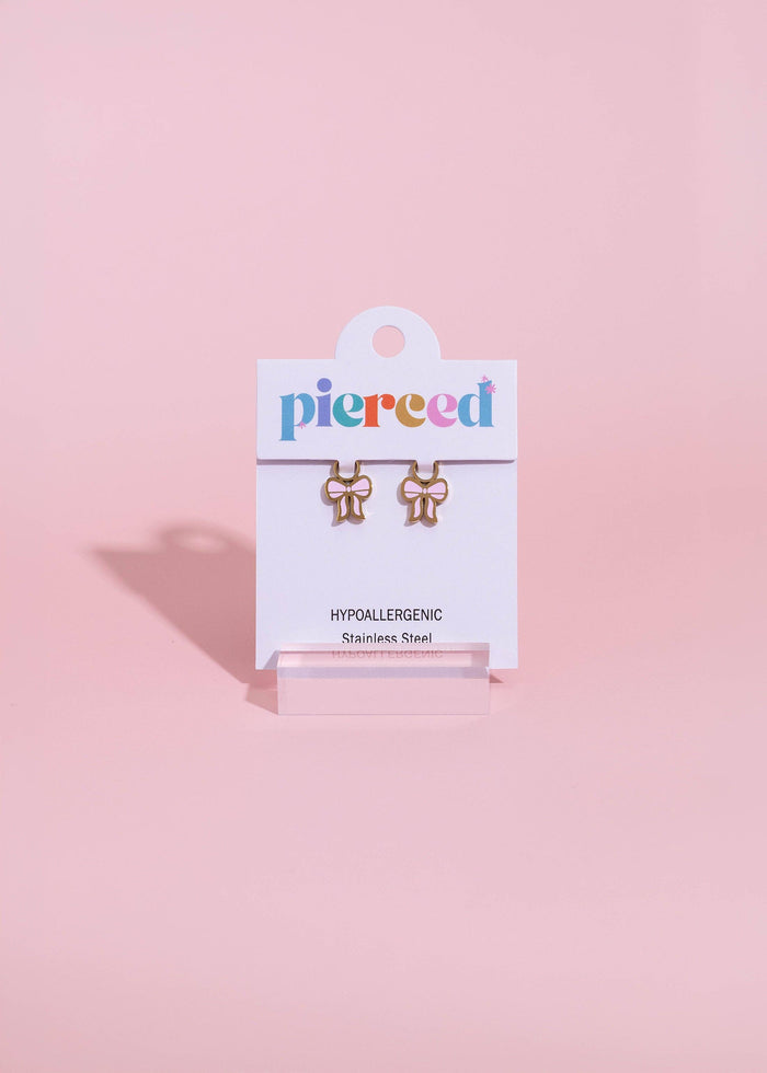 Pierced Co Pink Bow Charms