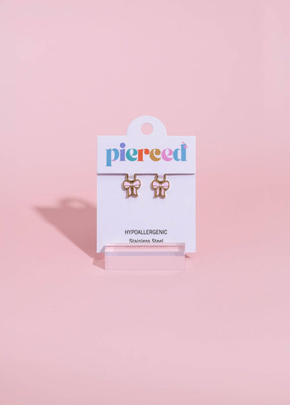 Pierced Co Pink Bow Charms