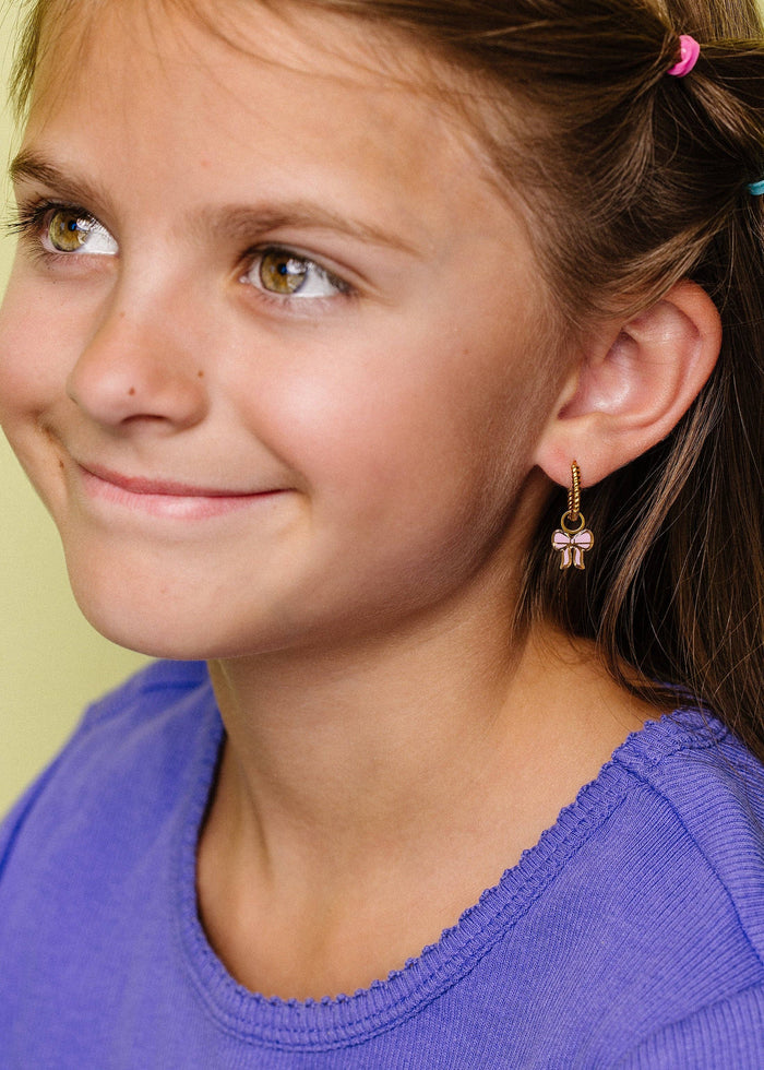 Pierced Co Pink Bow Charms