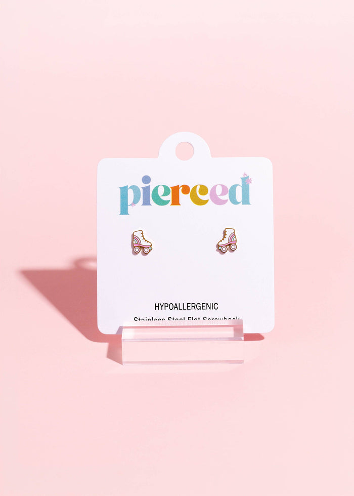 Pierced Co Roller Skate Earrings