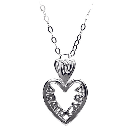 Pierced Mo Anam Cara Heart Pendant - Small