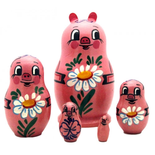 Pig Nesting Doll Set