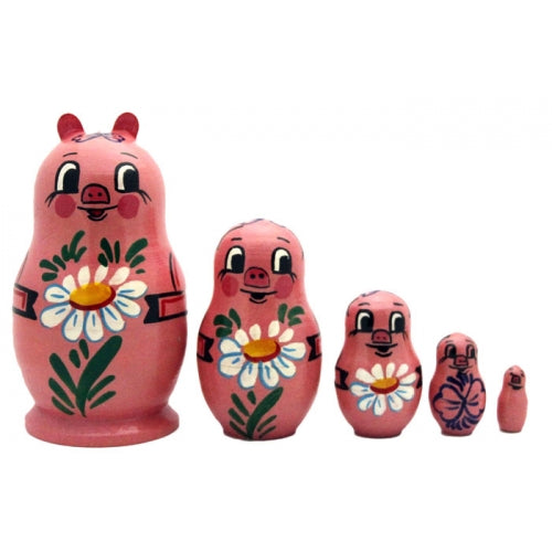 Pig Nesting Doll Set