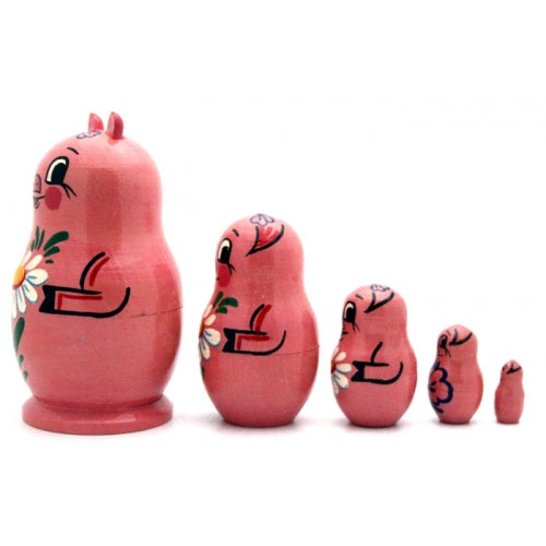 Pig Nesting Doll Set
