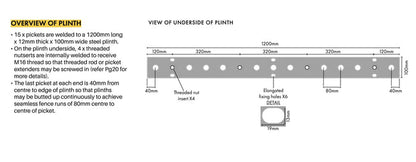 PIK Panel V2 - 1200Wx1280H - White Blade Picket Pool Fencing - Image 6