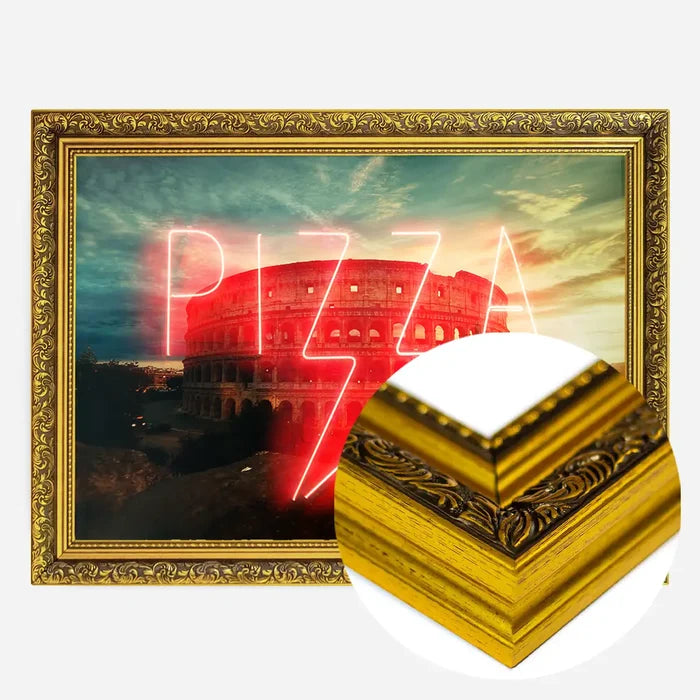 21x30cm | 8¼ x 11¾in / Gold Ornate Frame