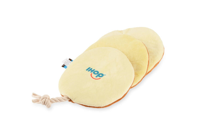 P.L.A.Y. x IHOP Fetching Flapjacks Dog Toy
