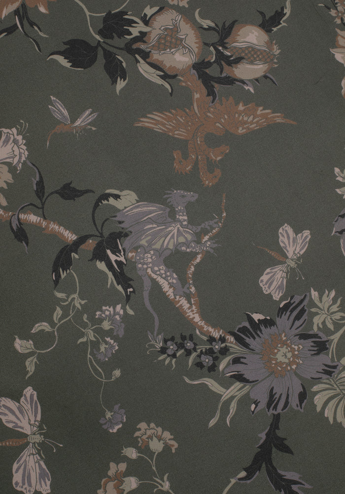 Poison Garden Print Bedding Set - UK King