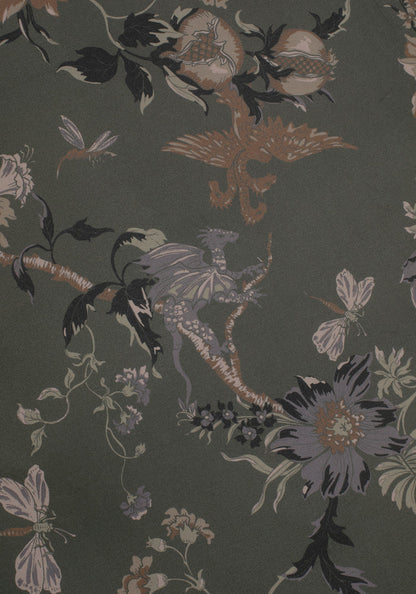 Poison Garden Print Bedding Set - UK King
