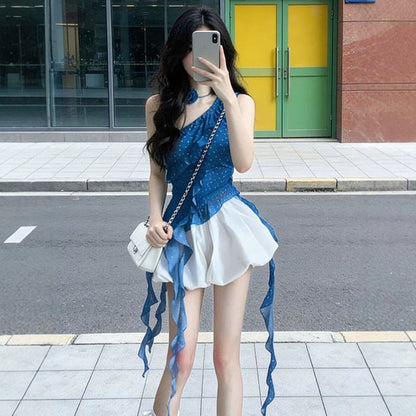 Polka Dot Ruffle Top - Fashionnsio