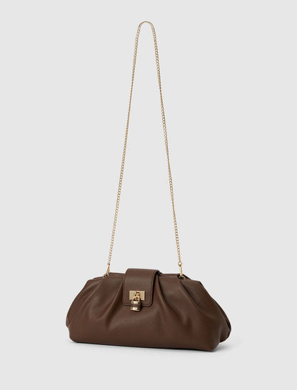 Portia Padlock Soft Clutch Forever New