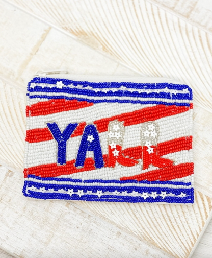 Prep Obsessed Beaded Pouch
