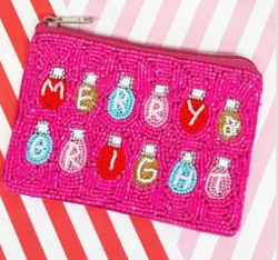 Prep Obsessed Beaded Pouch