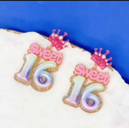 'Sweet 16' Balloon Dangle