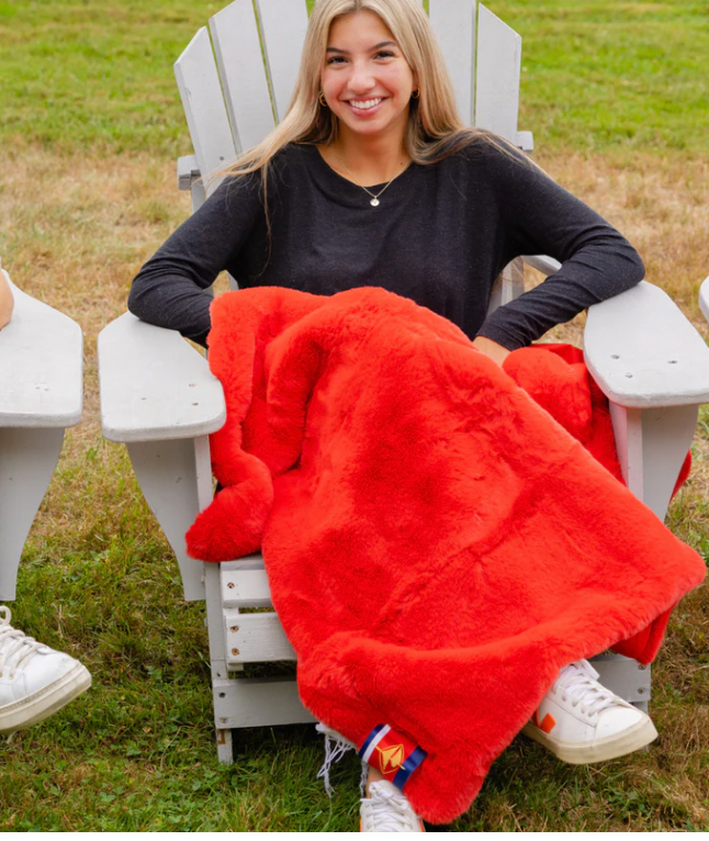 Pretty Rugged Long Lap Blanket