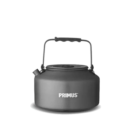 1500ml Primus Litech Kettle with the carry handle up on a white background