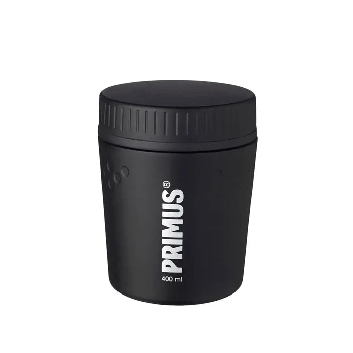 Black insulated Primus Lunch Jug on a white background