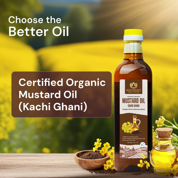 Pure Cold Pressed Mustard Oil | Supports Healthy Digestion