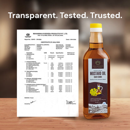 Pure Cold Pressed Mustard Oil | Supports Healthy Digestion