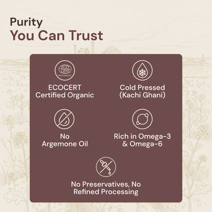 Pure Cold Pressed Mustard Oil | Supports Healthy Digestion