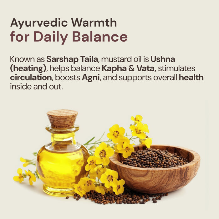 Pure Cold Pressed Mustard Oil | Supports Healthy Digestion