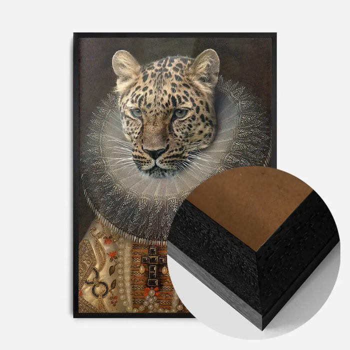21x30cm | 8¼ x 11¾in / Black Wood Frame