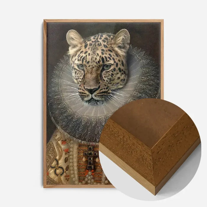 21x30cm | 8¼ x 11¾in / Oak Wood Frame