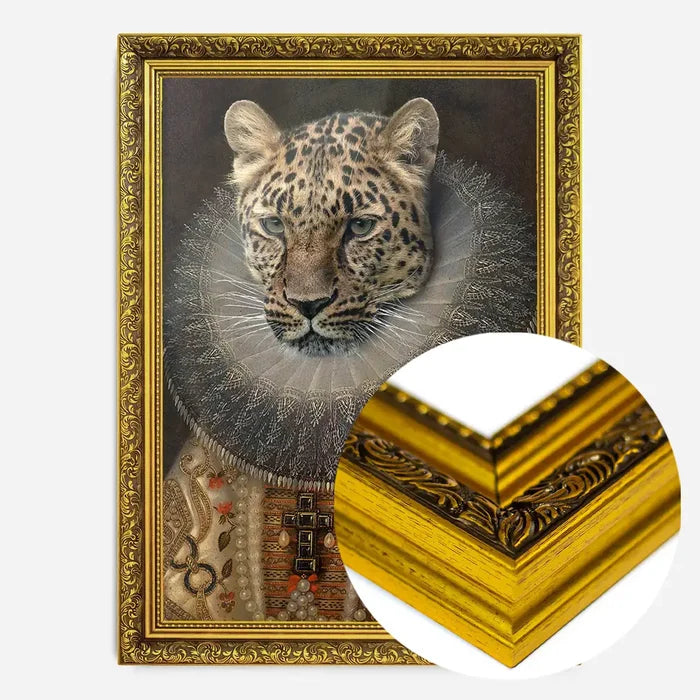 21x30cm | 8¼ x 11¾in / Gold Ornate Frame