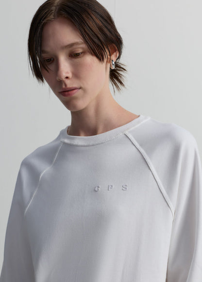 RAGLAN LONG-SLEEVE LOGO TEE