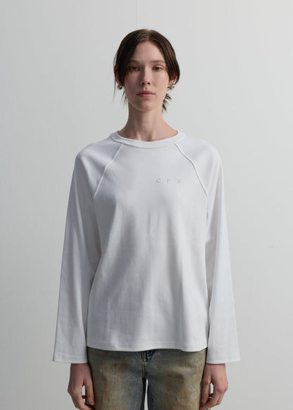 RAGLAN LONG-SLEEVE LOGO TEE