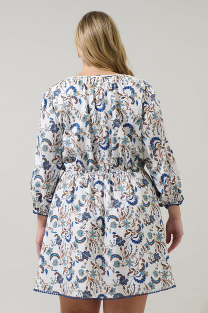 Ralston Floral Kennady Shift Mini Dress Curve