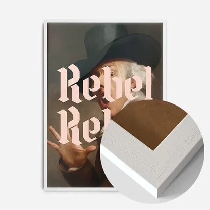 21x30cm | 8¼ x 11¾in / White Wood Frame