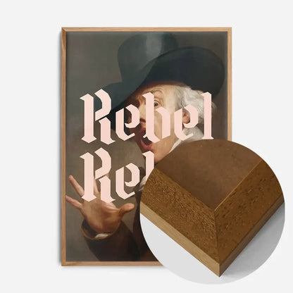 21x30cm | 8¼ x 11¾in / Oak Wood Frame