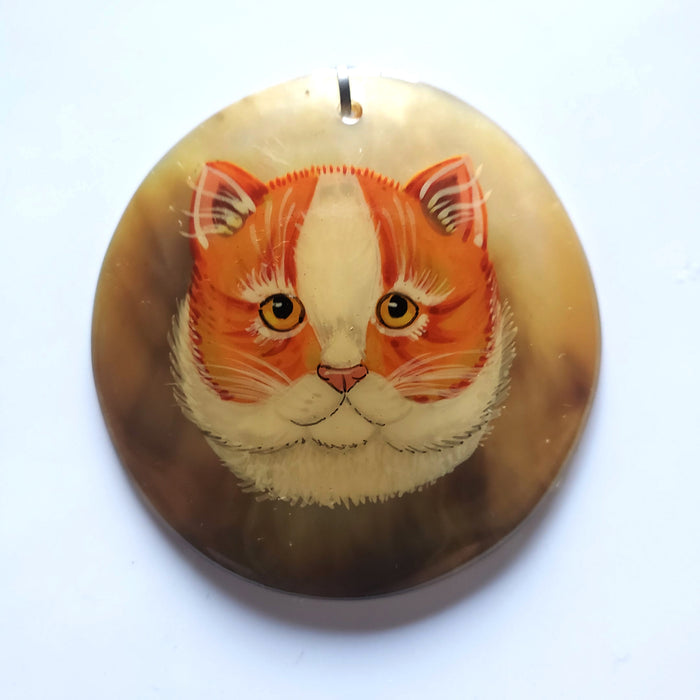 Red cat pendant