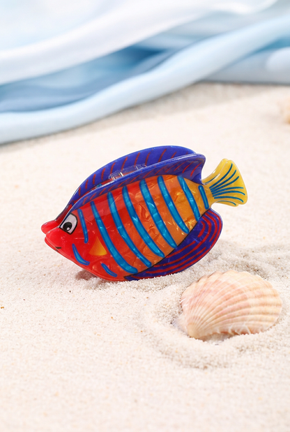 Reel It In Jumbo Vibrant Fish Hair Claws-C-Cute-Trendy-Shop-Womens-Boutique-Clothing-Store