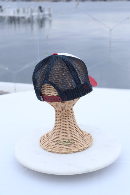 Retro Lake Life Patch Hat